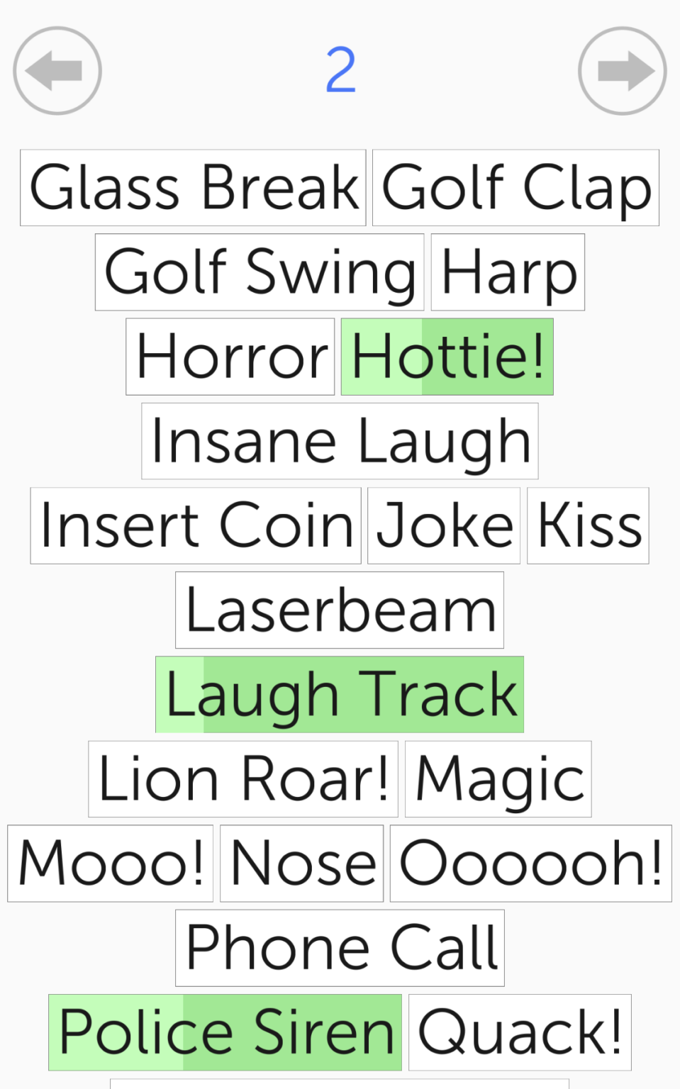 Sound Effects TMSOFT GAMES