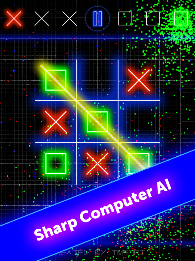 Glow Tic Tac Toe Ad Free