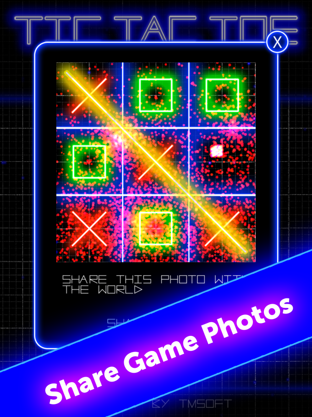 Tic Tac Toe Glow - Puzzle Game by TINYSOFT