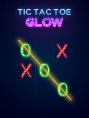 Tic Tac Toe Glow